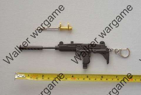 Miniature Gun - UZI Submachine Gun key ring
