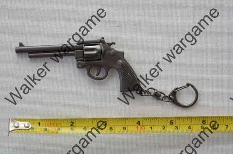 Miniature Gun Keychain Ring- Revolver key ring