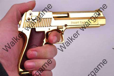 Mini Golden Desert Eagle Red Laser Gun Pistol