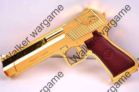Mini Golden Desert Eagle Red Laser Gun Pistol