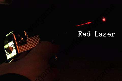 Mini Golden Desert Eagle Red Laser Gun Pistol