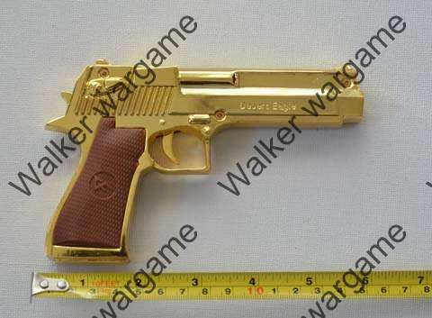 Mini Golden Desert Eagle Red Laser Gun Pistol