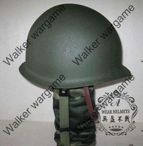 WWII US Army M1 Green Helmet + free camo net