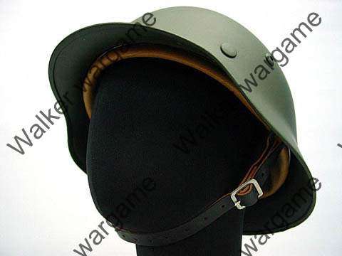 WW2 German Full Size Steel M35 Helmet - OD Green
