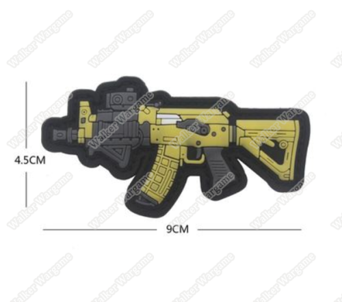 PWG003 PVC Rubber Tactical AK Patch With Velcro - Full