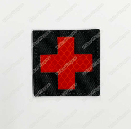 LWG006 Medic Red Cross - Laser Cut Patch With Velcro