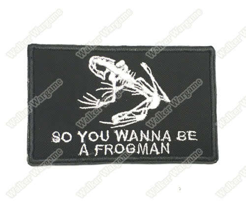 WG031 SEAL Team Frog Man Patch With Velcro - Full Colour