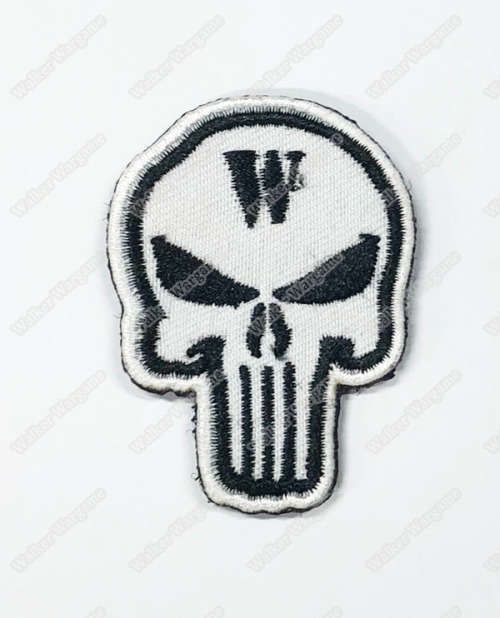 WG111 Walker Wargame 2018 New Logo Patch With Velcro - White Color