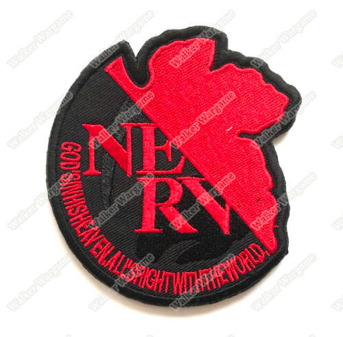 WG063 Neon Genesis Evangelion NERV Patch With Velcro - Full Color
