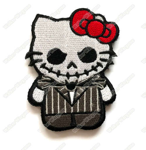 WG062 Hello Kitty Joker Patch With Velcro - Full Color