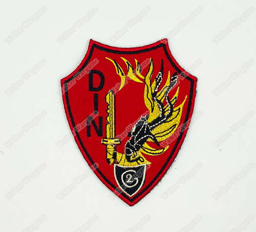 WG131 French Foreign Legion DIN Patch Velcro - Full Color