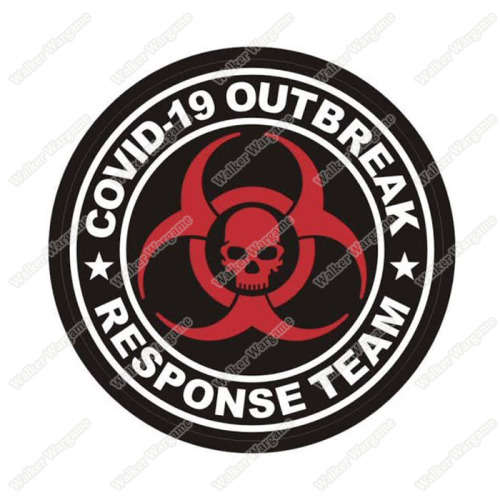 WG134 COVID19 Outbreak Response Team Patch With Velcro - Full Color