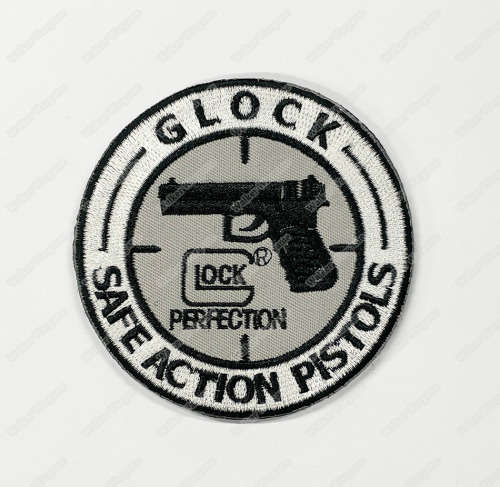WG145 Glock Pistol Patch Velcro - Full Color