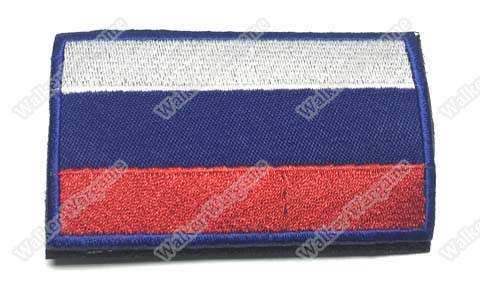 WG005 Russia Flag Patch With Velcro - Full Colour