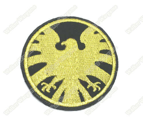 WG019 Agents of S.H.I.E.L.D SHIELD Patch With Velcro - Full Colour
