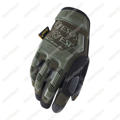 ESDY MPact Tactical Full Finger Gloves - OD Green Size M