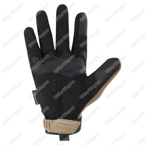 ESDY MPact Tactical Full Finger Gloves - Desert Tan Size M
