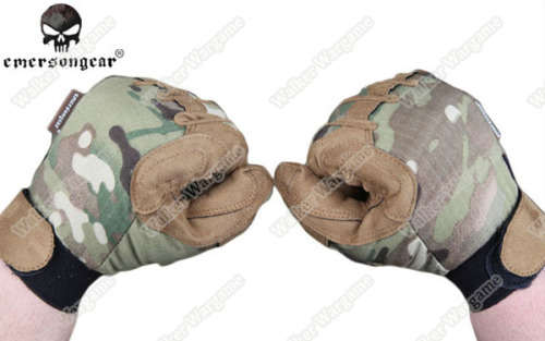 Emerson Camo Tactical Lightweight Gloves - MC Multicam Camo Size XL