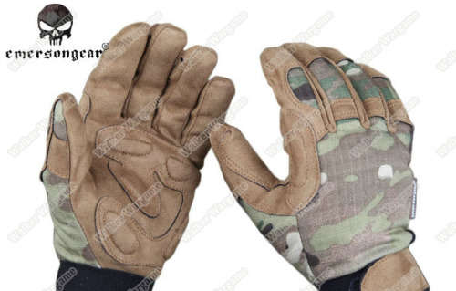 Emerson Camo Tactical Lightweight Gloves - MC Multicam Camo Size XL