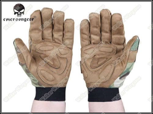 Emerson Camo Tactical Lightweight Gloves - MC Multicam Camo Size XL