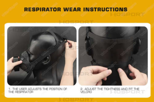 Special Force Tactical Respirator Mask With One Filter