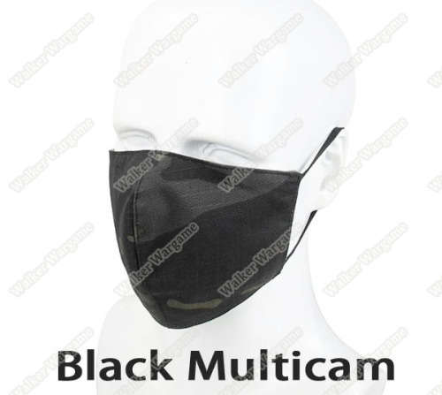 Tactical Knight Face Mask Washable - Black Multicam ( Protect Against COVID19 )