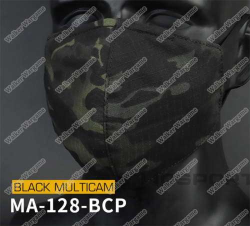 Tactical Knight Face Mask Washable - Black Multicam ( Protect Against COVID19 )