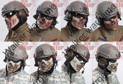 M05 Plastic Half Face Protector Mask - Vampire