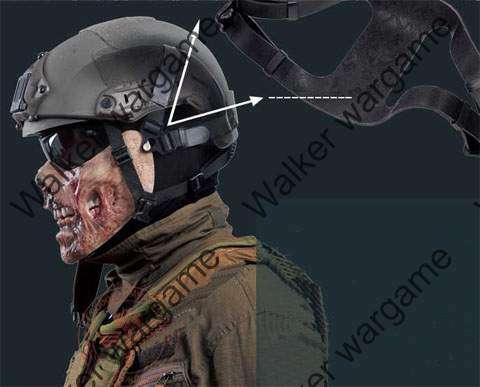 M05 Plastic Half Face Protector Mask - Vampire
