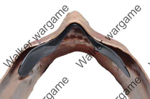 M05 Plastic Half Face Protector Mask - Zombie