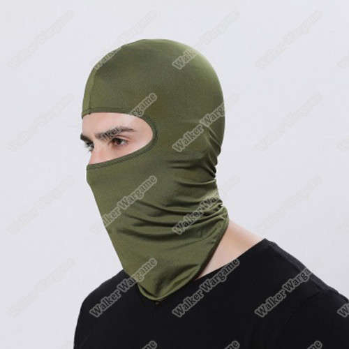 Balaclava Hood 1 Hole Head Face Mask - OD Green