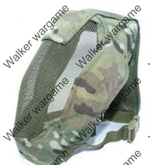 Airsoft V3 Full Face Metal Mesh Mask Ver. 3 -- Multi Camo
