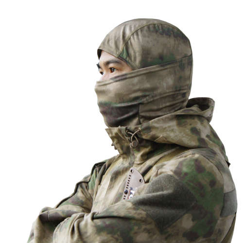 Balaclava Hood 1 Hole Head Face Mask - Multicam Black MCBK
