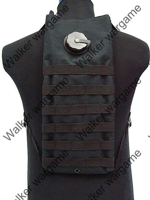 3L Hydration Water Molle Backpack Molle Fit on Vest - SWAT Black