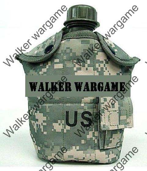 1Qt Canteen Water Bottle w/Pouch and Cup - Digital Camo ACU
