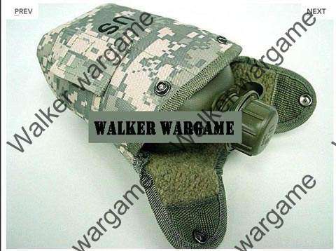 1Qt Canteen Water Bottle w/Pouch and Cup - Digital Camo ACU