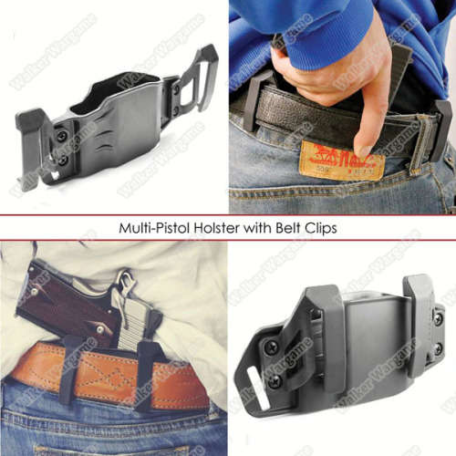 SandS PRECISION MULTI-PISTOL HOLSTER (MPH) W/ CLIPS