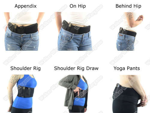 Ultimate Tactical Waist Wrap Belly Band Holster for Concealed Carry - Gen2 - Right Hand