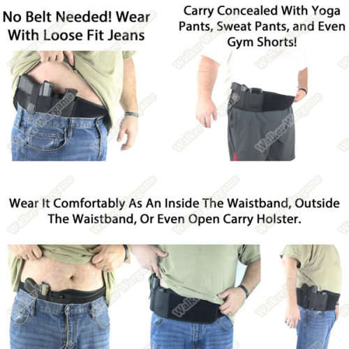 Ultimate Tactical Waist Wrap Belly Band Holster for Concealed Carry - Gen2 - Right Hand