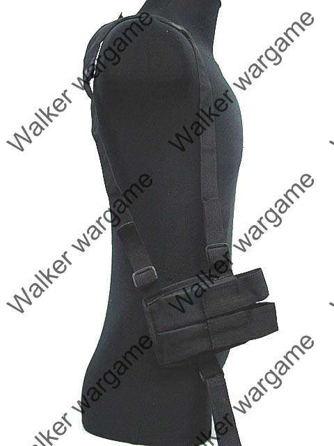 Tactical Shoulder Pistol Holster With Mag Pouch - Multicam