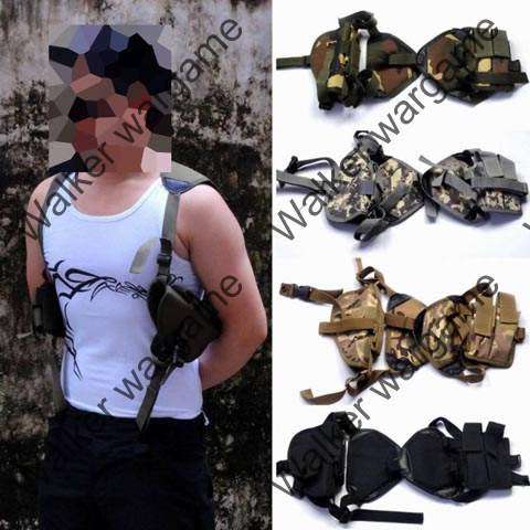 Tactical Shoulder Pistol Holster With Mag Pouch - Multicam