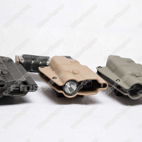 FMA Glock With SF Light-Bearing Holster Waist Quick Pistol Holster for G17 G19 G26 Tan