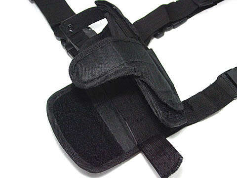 Drop Leg Pistol Holster -  SWAT Black