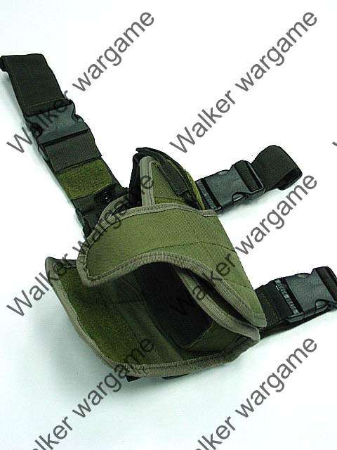 Drop Leg Pistol Holster -  OD Green