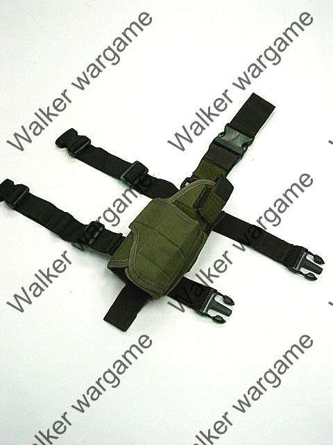 Drop Leg Pistol Holster -  OD Green