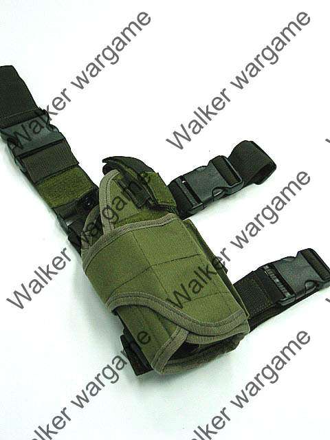 Drop Leg Pistol Holster -  OD Green