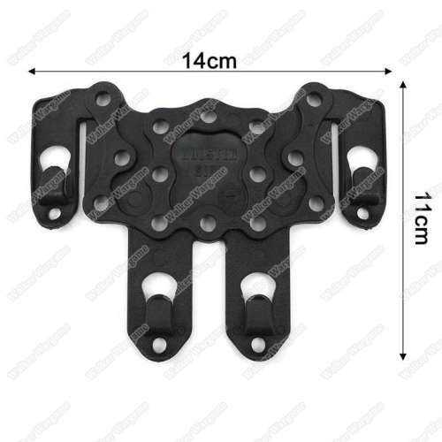 CQC Molle Plate Fit Holster On Any Molle System - Black