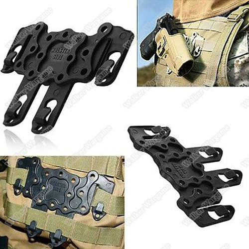 CQC Molle Plate Fit Holster On Any Molle System - Black