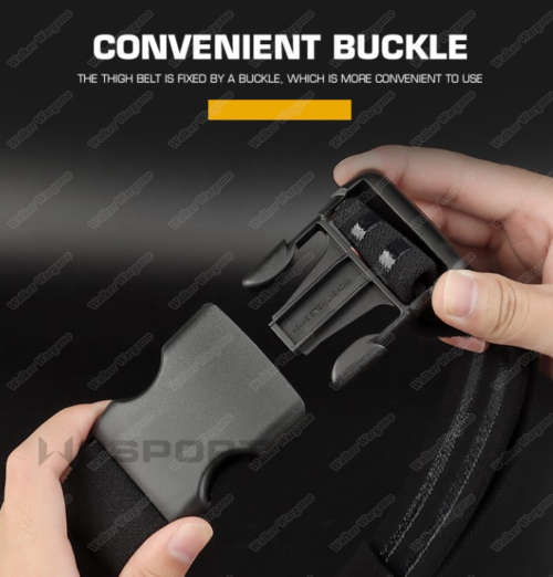 Elastic Anti-slip Thigh Belt For Leg Holster - Tan