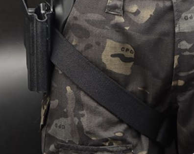 Elastic Anti-slip Thigh Belt For Leg Holster - Tan